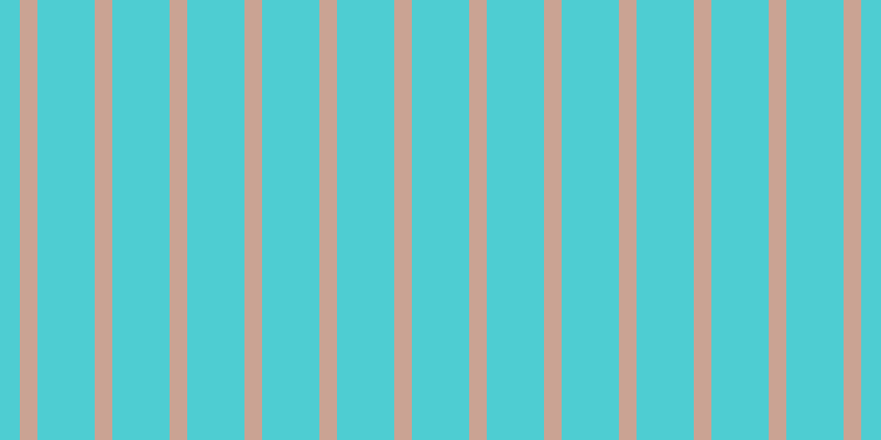 #4ecdd2, #caa393 vertical lines, sixteen pixels wide, fifty-two pixels apart