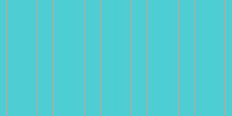 #4ecdd2, #caa393 vertical lines, two pixels wide, fifty-two pixels apart