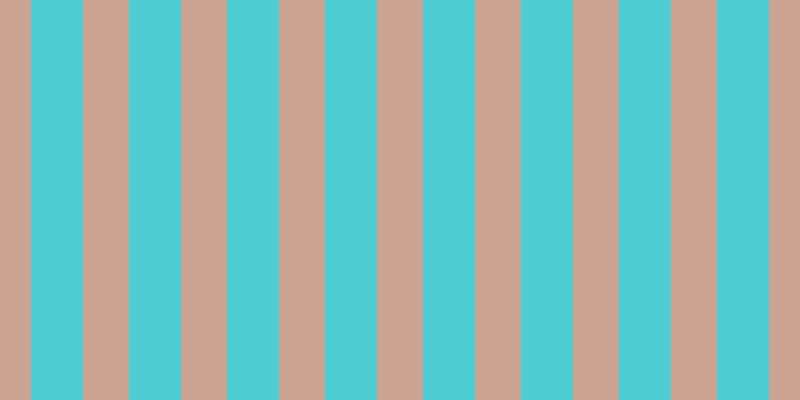 #4ecdd2, #caa393 vertical lines, forty-six pixels wide, fifty-two pixels apart