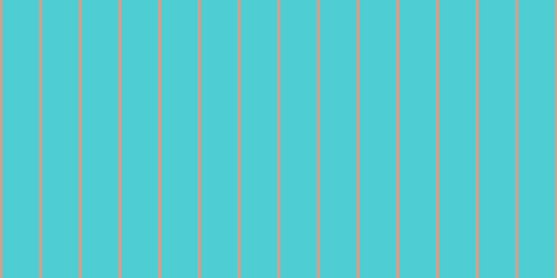 #4ecdd2, #caa393 vertical lines, five pixels wide, fifty-two pixels apart