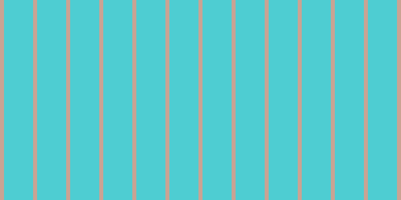 #4ecdd2, #caa393 vertical lines, eight pixels wide, fifty-eight pixels apart