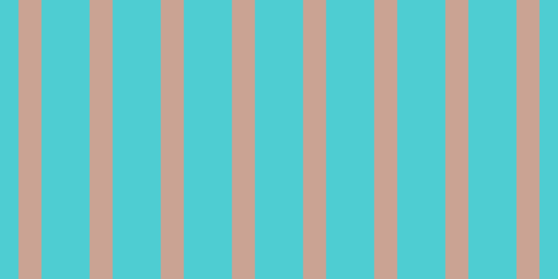 #4ecdd2, #caa393 vertical lines, thirty-three pixels wide, sixty-nine pixels apart