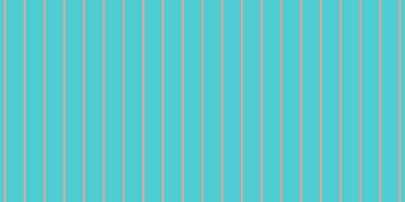 #4ecdd2, #eba393 vertical lines, four pixels wide, thirty-five pixels apart