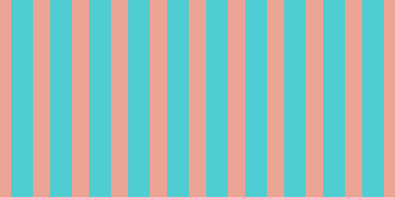#4ecdd2, #eba393 vertical lines, thirty-five pixels wide, forty-four pixels apart