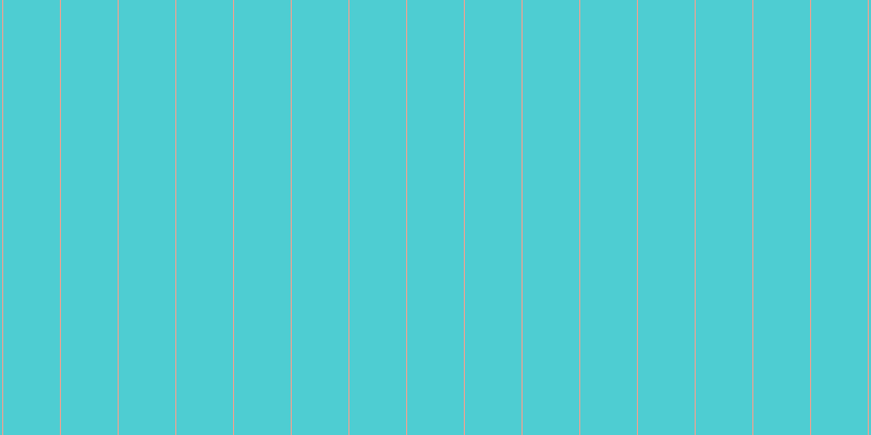 #4ecdd2, #eba393 vertical lines, one pixels wide, fifty-two pixels apart