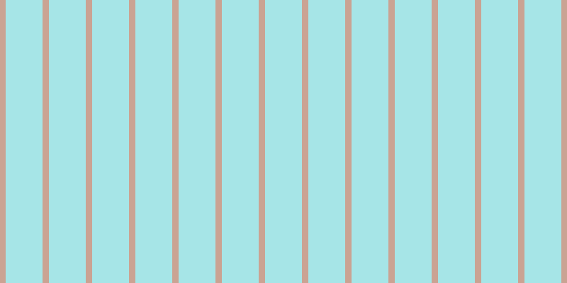 #4ecdd2 (50%), #caa393 vertical lines, nine pixels wide, fifty-two pixels apart