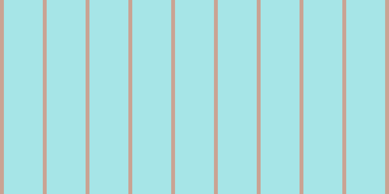 #4ecdd2 (50%), #caa393 vertical lines, eight pixels wide, eighty pixels apart