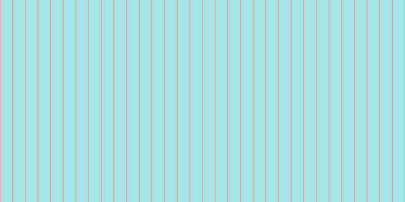 #4ecdd2 (50%), #eba393 vertical lines, two pixels wide, twenty-three pixels apart