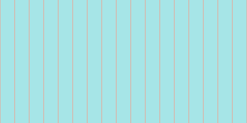 #4ecdd2 (50%), #eba393 vertical lines, two pixels wide, forty-five pixels apart
