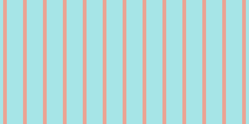 #4ecdd2 (50%), #eba393 vertical lines, twelve pixels wide, fifty-two pixels apart