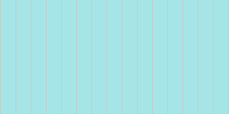 #4ecdd2 (50%), #eba393 vertical lines, one pixels wide, fifty-two pixels apart