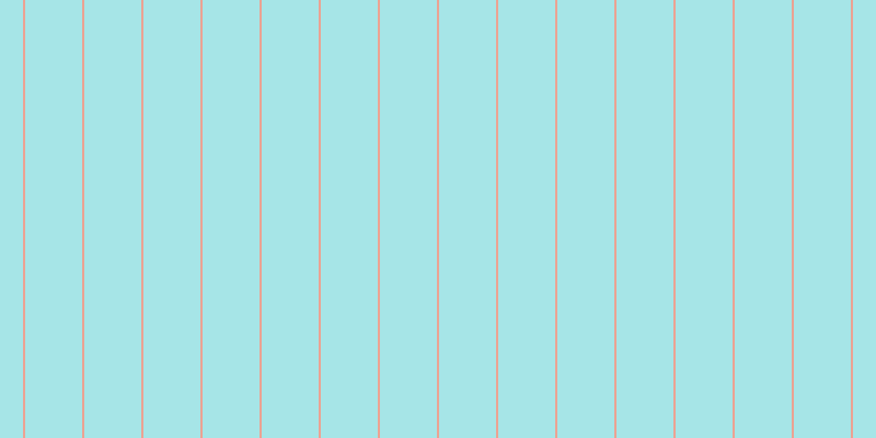#4ecdd2 (50%), #eba393 vertical lines, two pixels wide, fifty-two pixels apart
