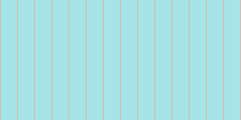 #4ecdd2 (50%), #eba393 vertical lines, two pixels wide, fifty-five pixels apart