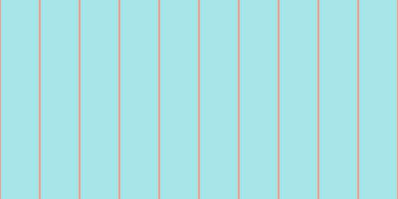 #4ecdd2 (50%), #eba393 vertical lines, four pixels wide, seventy-six pixels apart