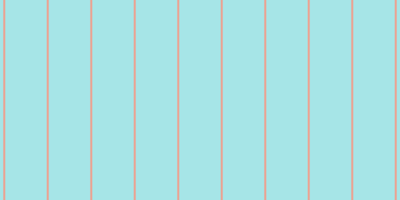#4ecdd2 (50%), #eba393 vertical lines, four pixels wide, eighty-three pixels apart