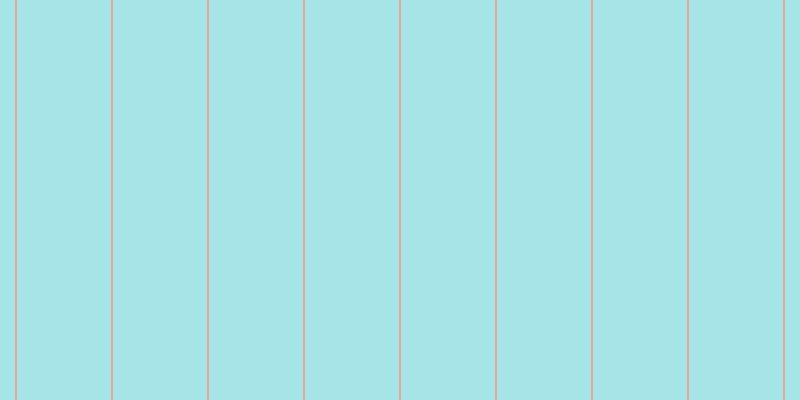 #4ecdd2 (50%), #eba393 vertical lines, two pixels wide, ninety-four pixels apart