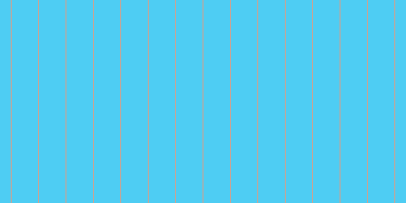 #4ecdf3, #caa393 vertical lines, two pixels wide, fifty-two pixels apart