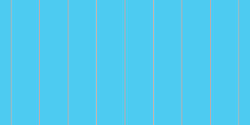 #4ecdf3, #eba393 vertical lines, two pixels wide, eighty-nine pixels apart