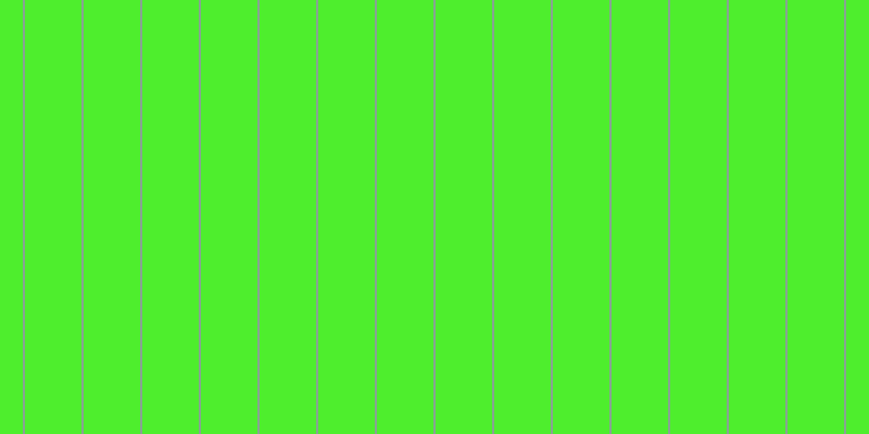 #4eee2d, #88a393 vertical lines, two pixels wide, fifty-two pixels apart