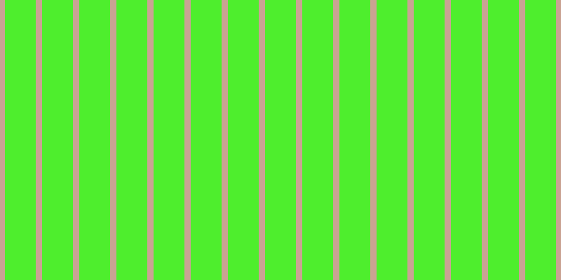#4eee2d, #caa393 vertical lines, nine pixels wide, forty-four pixels apart