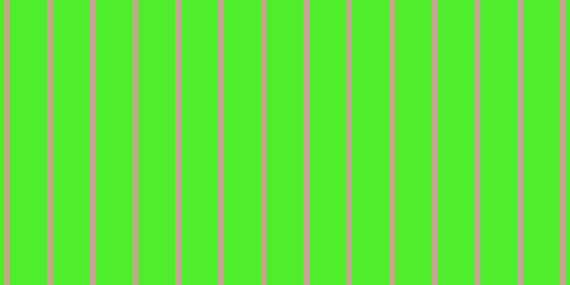 #4eee2d, #caa393 vertical lines, eight pixels wide, fifty-two pixels apart