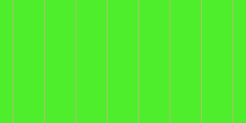 #4eee2d, #eba393 vertical lines, two pixels wide, one hundred pixels apart