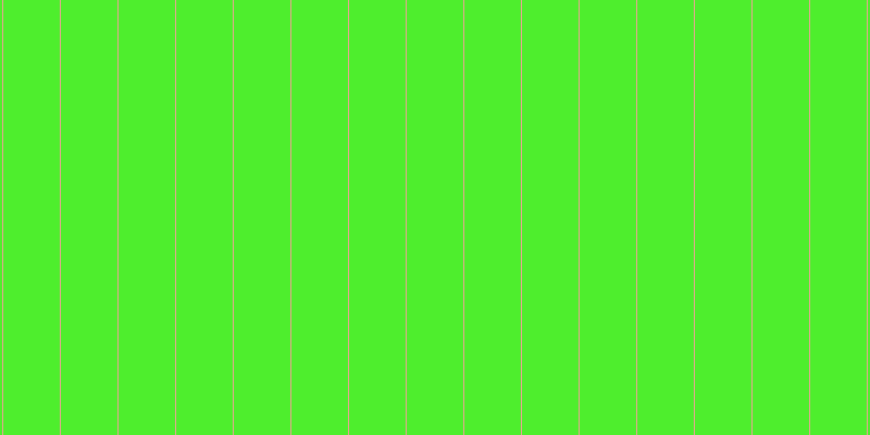#4eee2d, #eba393 vertical lines, one pixels wide, fifty-two pixels apart
