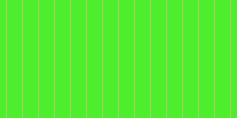 #4eee2d, #eba393 vertical lines, two pixels wide, fifty-two pixels apart