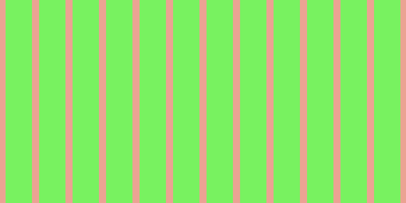 #4eee2d (75%), #eba393 vertical lines, fourteen pixels wide, fifty-two pixels apart