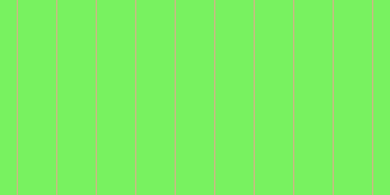 #4eee2d (75%), #eba393 vertical lines, two pixels wide, seventy-nine pixels apart