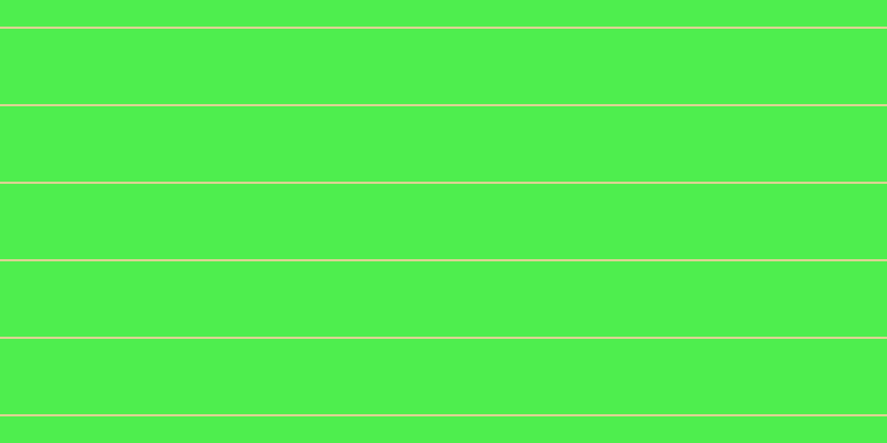 #4eee4e, #dbd393 horizontal lines, two pixels wide, sixty-eight pixels apart
