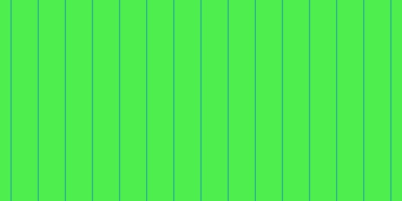 #4eee4e, #25a393 vertical lines, two pixels wide, fifty-two pixels apart