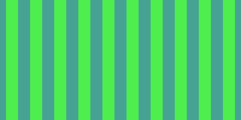 #4eee4e, #46a393 vertical lines, forty pixels wide, forty pixels apart