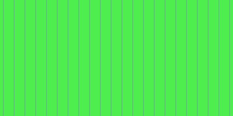 #4eee4e, #67a393 vertical lines, two pixels wide, thirty-five pixels apart