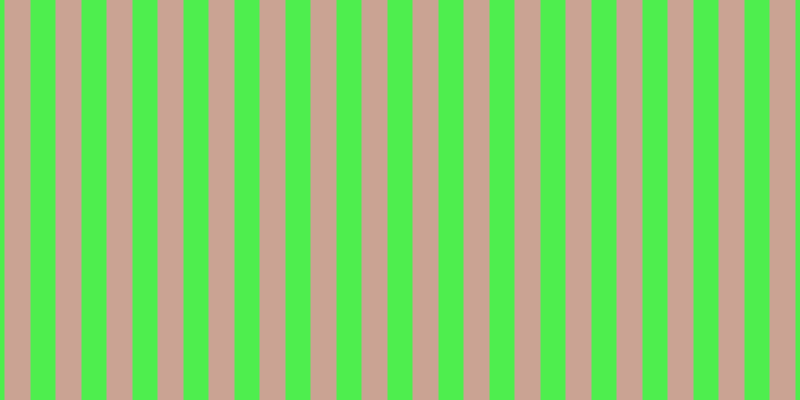 #4eee4e, #caa393 vertical lines, twenty-six pixels wide, twenty-five pixels apart