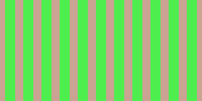 #4eee4e, #caa393 vertical lines, thirty-two pixels wide, forty pixels apart