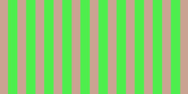 #4eee4e, #caa393 vertical lines, thirty-seven pixels wide, forty pixels apart