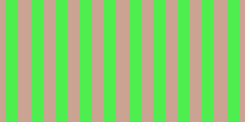 #4eee4e, #caa393 vertical lines, forty pixels wide, forty pixels apart