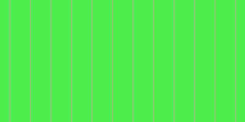 #4eee4e, #caa393 vertical lines, two pixels wide, sixty-five pixels apart