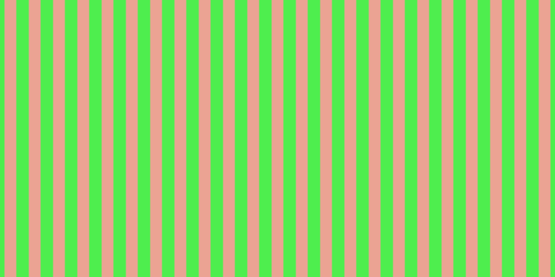 #4eee4e, #eba393 vertical lines, seventeen pixels wide, eighteen pixels apart