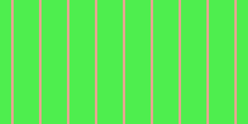 #4eee4e, #eba393 vertical lines, eight pixels wide, eighty-two pixels apart