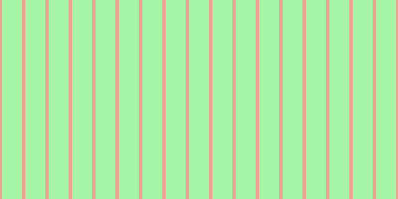 #4eee4e (50%), #eba393 vertical lines, seven pixels wide, forty pixels apart