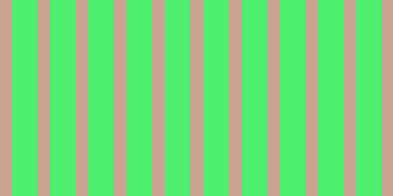 #4eee6f, #caa393 vertical lines, twenty-six pixels wide, fifty-two pixels apart