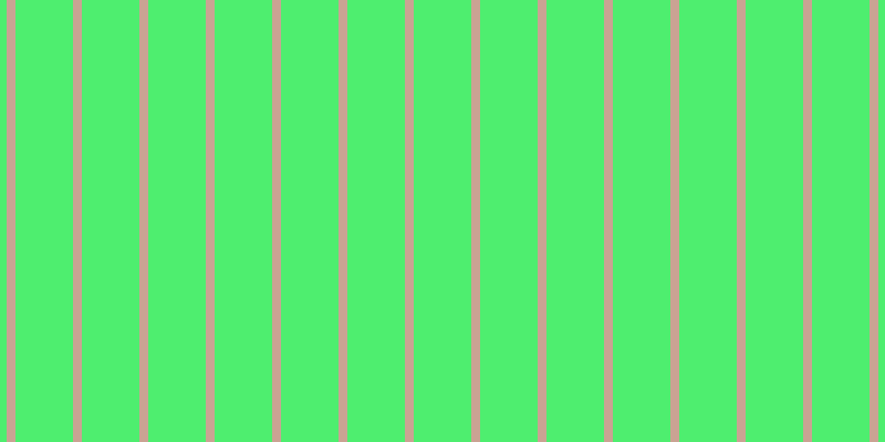 #4eee6f, #caa393 vertical lines, eight pixels wide, fifty-two pixels apart