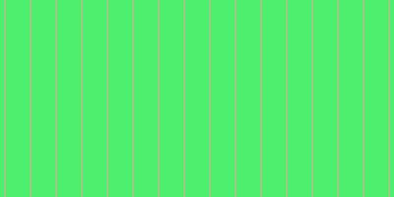 #4eee6f, #eba393 vertical lines, two pixels wide, fifty pixels apart