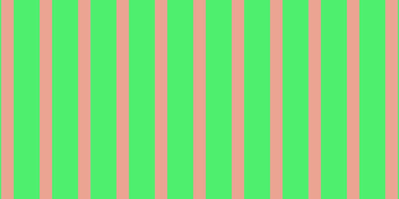 #4eee6f, #eba393 vertical lines, twenty-five pixels wide, fifty-two pixels apart