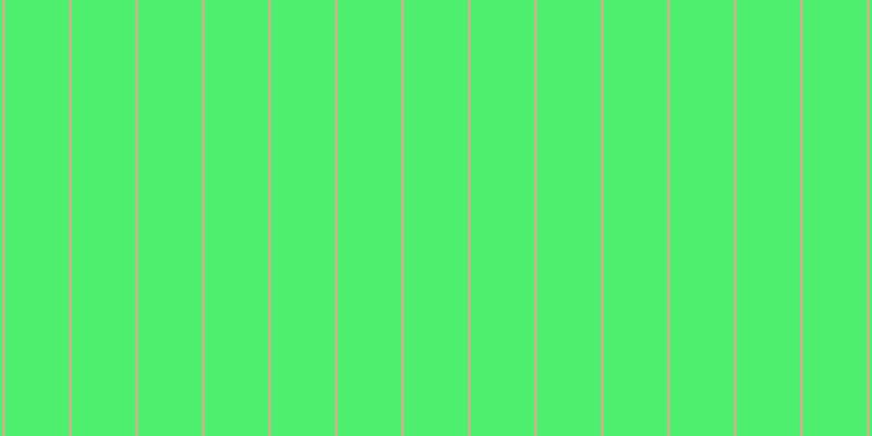 #4eee6f, #eba393 vertical lines, two pixels wide, fifty-nine pixels apart