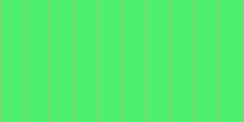 #4eee6f, #eba393 vertical lines, two pixels wide, seventy-seven pixels apart