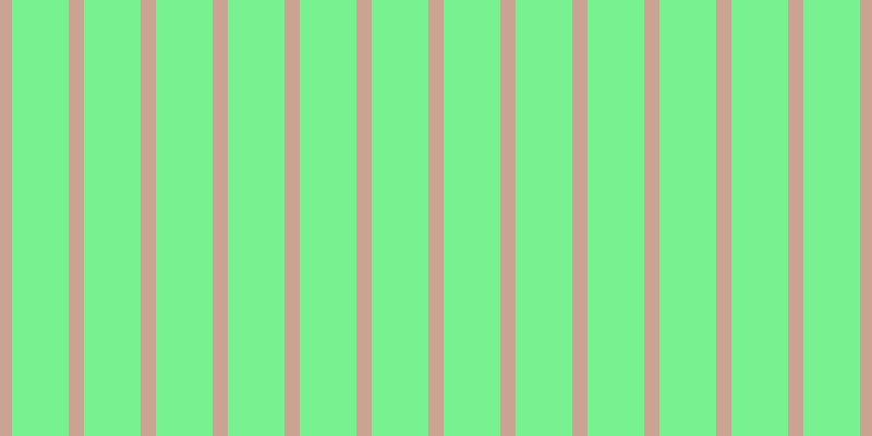 #4eee6f (75%), #caa393 vertical lines, fourteen pixels wide, fifty-two pixels apart