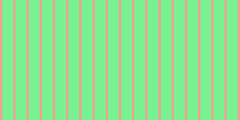 #4eee6f (75%), #eba393 vertical lines, eight pixels wide, thirty-six pixels apart